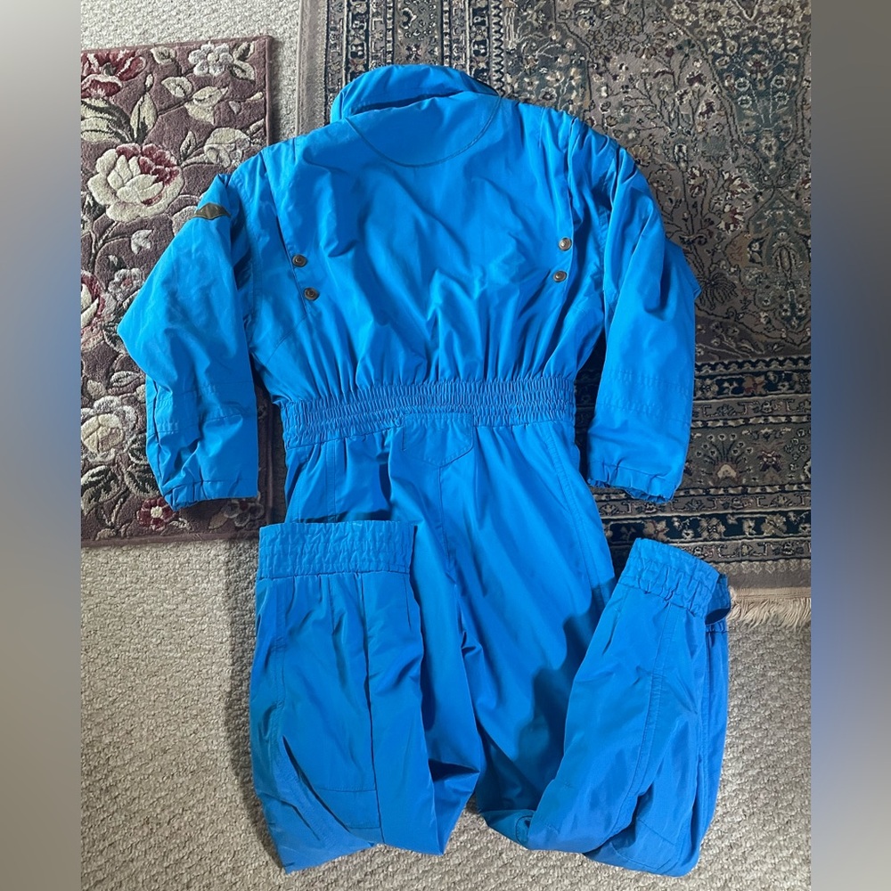 Vintage 80s/90s blue one-piece ski snowboarding 🏂 suit ❄️⛷️Bogner Mens 38 - Picture 8 of 17